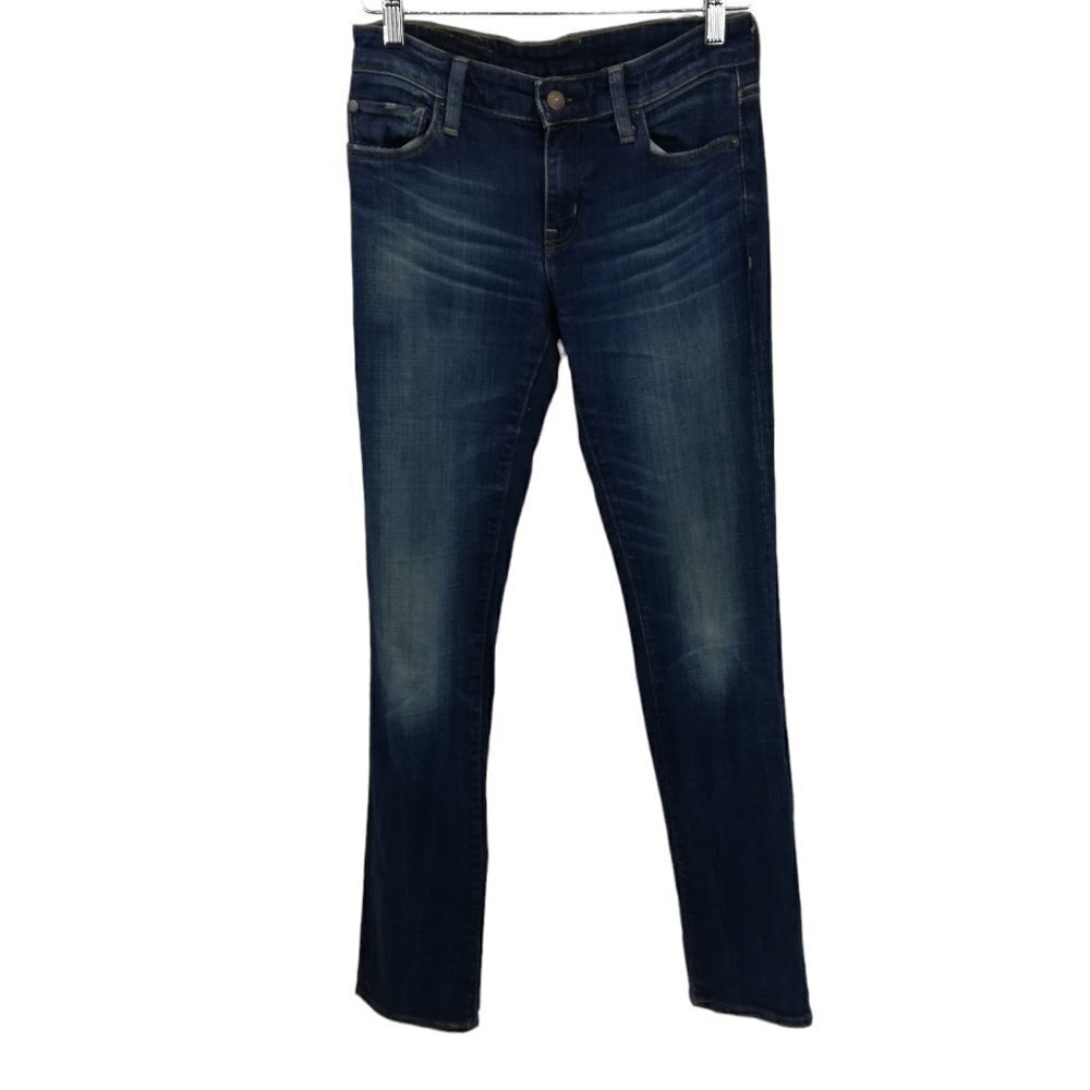 Ralph Lauren Denim & Supply Straight Leg Stretch Jeans Size 27 x 32 Distressed